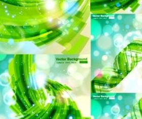 green movement illusion glare background design vector