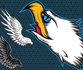 Eagle Wings creative vector