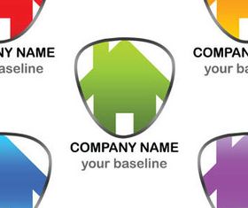 Modern Building Logos design vectors