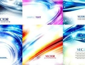 Different star bright dynamic background vector