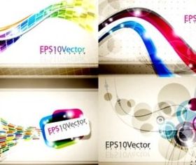 dynamic flow background vector