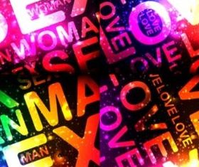 Flash Alphabet background vector