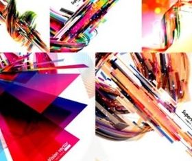 Spatial context design elements background vectors graphic