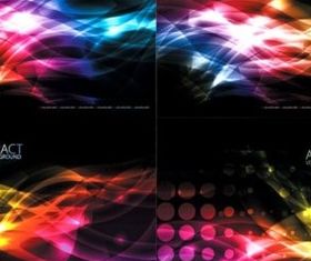Super dynamic colorful background vector