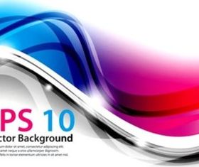 Colorful dynamic background vector