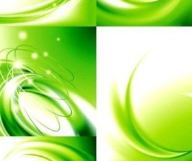 Bright green tourism background vector