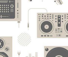 Vintage Music Icons vector