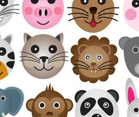 Cartoon Cute Animals vector
