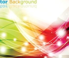 Stunning dynamic colorful background shiny vector
