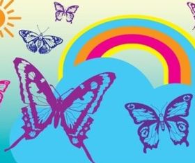 Free Butterflies vector graphics