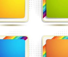 Abstract Colorful Frames vector