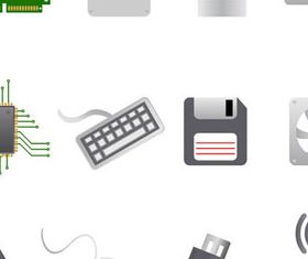 Various Computer Icons 1 vector