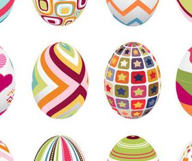 Vivid Easter Eggs 2 vector