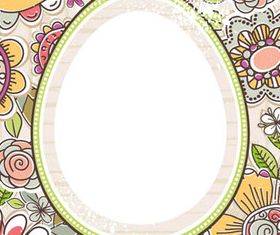 Easter Eggs with Backgrounds 3 vector