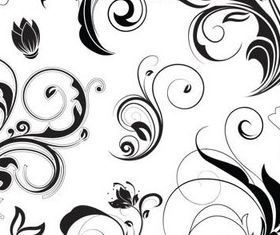 Floral Swirl Ornaments elements 2 vector