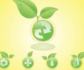 Free Ecology Icons vector