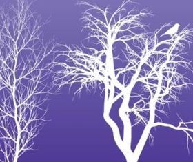 Winter Trees vectors material