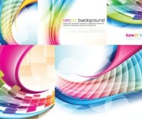 Colorful dynamic background vector