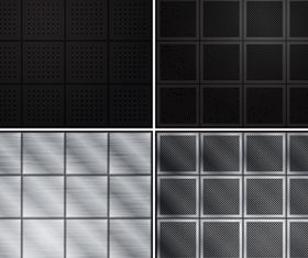 Metal Textures pattern 2 vectors