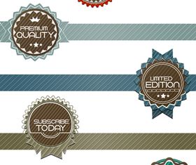 Vintage High Quality Labels 1 creative vector