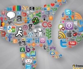 Social Communication vector