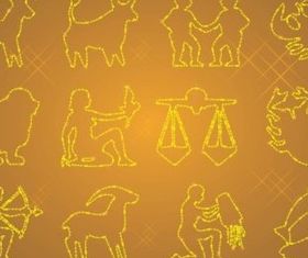Zodiac Icons vector