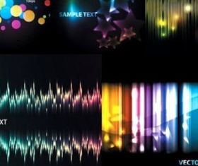 Dream colorful geometric background vector