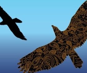 Free Bird Vector Graphics shiny vector