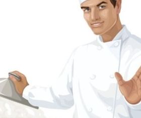 Cooking food chef vector