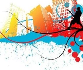 City Street Music trendsetter vector graphics