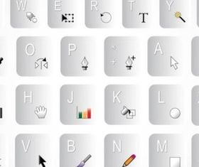 Keyboard Shortcuts vectors graphics