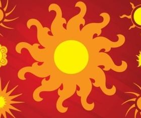 Sun Vectors vector
