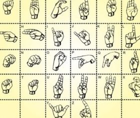 Sign Language vectors