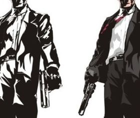 Killer 47 classic action vector