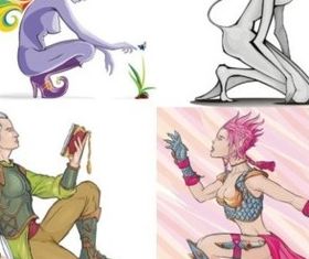 Comic Character vector