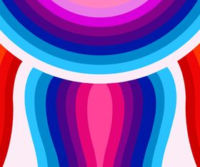Colored Flow line background 2 vector