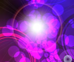 Colored light with Circle background vector