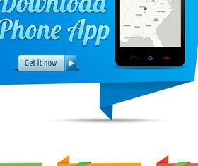 Origami Sale tags 2 vector