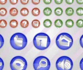 Web Vectors Button Pack vector