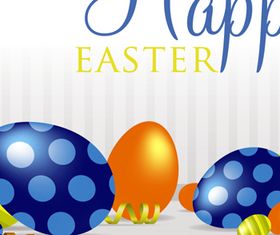 Happy Easter Backgrounds 2 vector