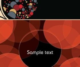 Round and bright Simple background vector graphics