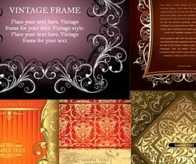 Ornate design background vector
