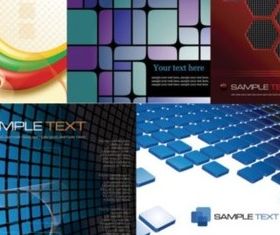 Dynamic business background vectors