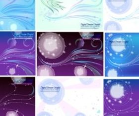 Dream flash background vector