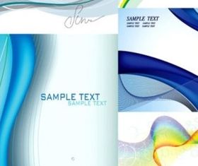 Different dynamic lines elements background vector design