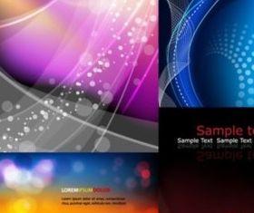 Colorful fantasy background vector