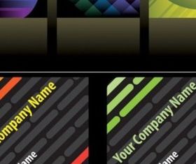 Bright background vector set