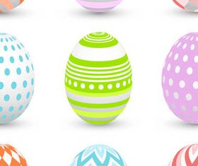 Floral Easter Eggs 2 vector