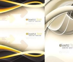 Dynamic lines card background vector