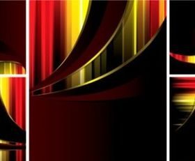 Fashion colorful stripe card background vectors
